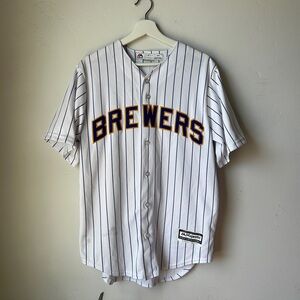 Christian Yelich Milwaukee Brewers jersey size M